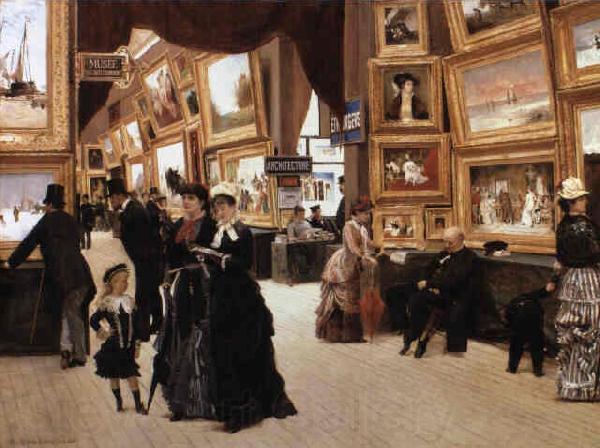edouard Joseph Dantan Un Coin du Salon en 1880 Norge oil painting art